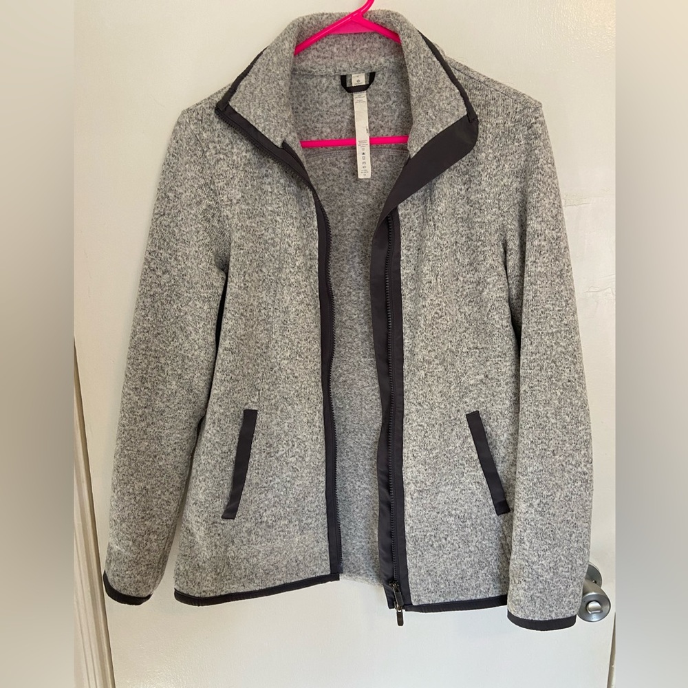 Lululemon Gray Fleece Jacket